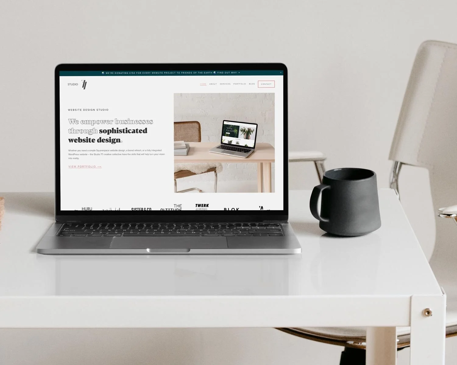 ホームページ制作実績の確認イメージ