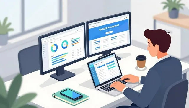 小規模事業者のWeb担当イメージ