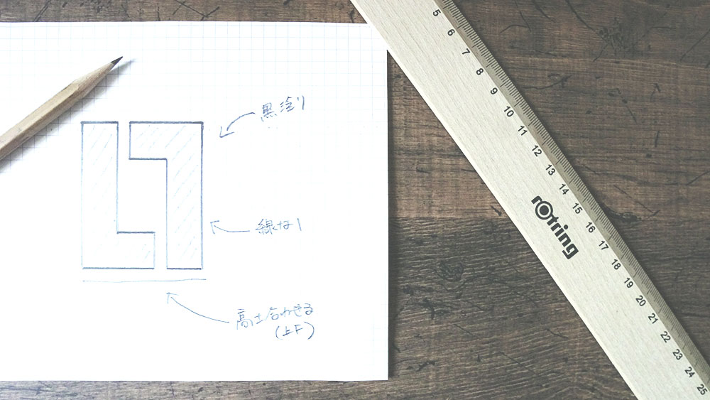 手書きロゴイラストをデジタルデータに 埼玉デザイン事務所goodleaf